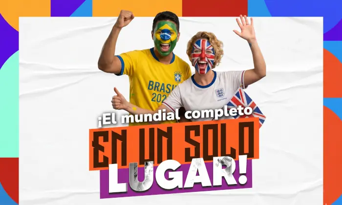Fanáticos de fútbol listos para ver el Mundial 2026 en pantalla gigante en el Centro Comercial Metropolis Valencia.